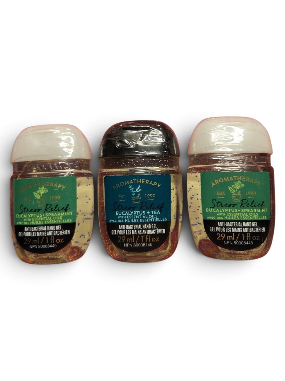 Therapy Stress Relief Eucalyptus + Spearmint + Tea Antibacterial Hand Gel (x3)